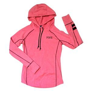 PINK Victoria's Secret Women's Hooded Top Sz Small